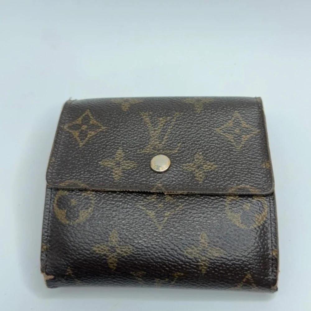 Louis Vuitton Elise Brown Monogram Wallet Tri-Fold | Unisex | Pre-Owned |
